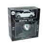 LEAN TOYS nuotoliniu valdymu BMW M3 baltas 2.4G vairo pultas 1:18 garsas šviesos