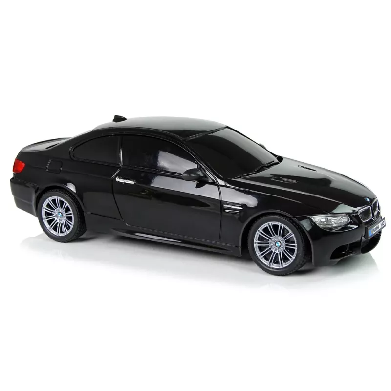 LEAN TOYS nuotoliniu valdymu BMW M3 juodas 2.4G vairo pultas 1:18 garsas šviesos