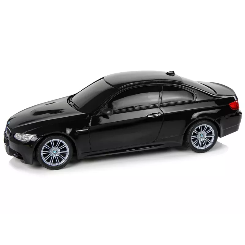 LEAN TOYS nuotoliniu valdymu BMW M3 juodas 2.4G vairo pultas 1:18 garsas šviesos
