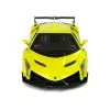 LEAN TOYS nuotoliniu valdymu valdomas Lamborghini Veneno geltonas 2,4 GHz vairo pulteliu RC automobilis su garsu ir šviesomis