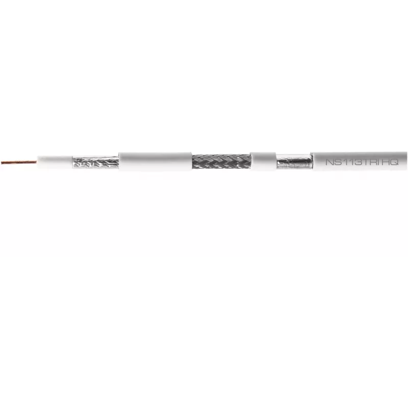 CONOTECH NS-113TRI HQ RG-6 Coaxial Cable LSOH B2ca 500m White