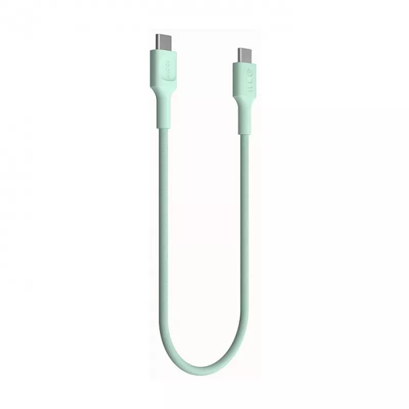 Green Cell PowerStream USB-C į USB-C laidas 100W 2m Mėtų žalia