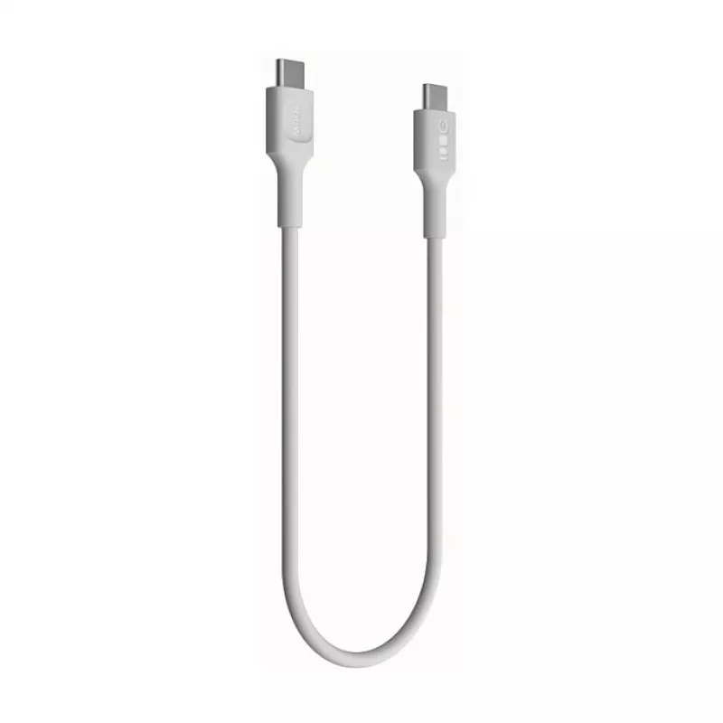 Green Cell PowerFlex USB-C į USB-C laidas 100W PD greitas įkrovimas 0,3m baltas