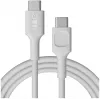 GREEN CELL PowerFlex USB-C į USB-C laidas 2m 100W PD Snow White