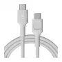 GREEN CELL PowerFlex USB-C į USB-C laidas 2m 100W PD Snow White