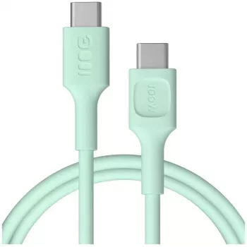 Green Cell PowerFlex Fast Charging USB Type-C to USB Type-C Cable 100W Mint Green 1.2m
