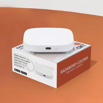 OXT T165 USB ZigBee Tuya milimetrinių bangų radaro buvimo ir šviesumo jutiklis