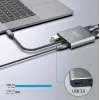 ZENWIRE USB-C Hub 4-in-1 Adapter 2x HDMI 4K USB 3.0 Space Gray BYL-2309