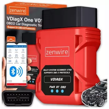 OBD2 diagnostinis skaitytuvas ELM327 VDiagX V016 Bluetooth sąsajos testeris