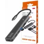 ZENWIRE BS-HC703 USB-C 7-in-1 Hub Adapter su HDMI 4K, USB 3.0, SD kortelių skaitytuvu, Power Delivery 100W, Space Gray