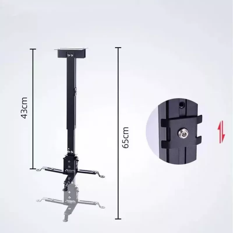 ZENWIRE Universal Projector Mount Ceiling/Wall Black 13kg