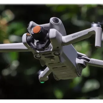 SUNNYLIFE ND32 filtras pilkas, skirtas DJI Mini 4 Pro + apsauginis dėklas N4P-FI722-32