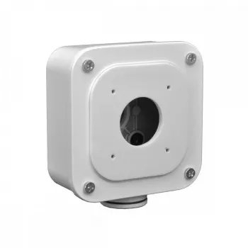 BCS BASIC BCS-B-STIP/BTIP(2.0) Jungiamoji dėžutė kupolinėms ir korpusinėms kameroms, balta, aliuminio lydinys, IP66, 130 mm skersmuo