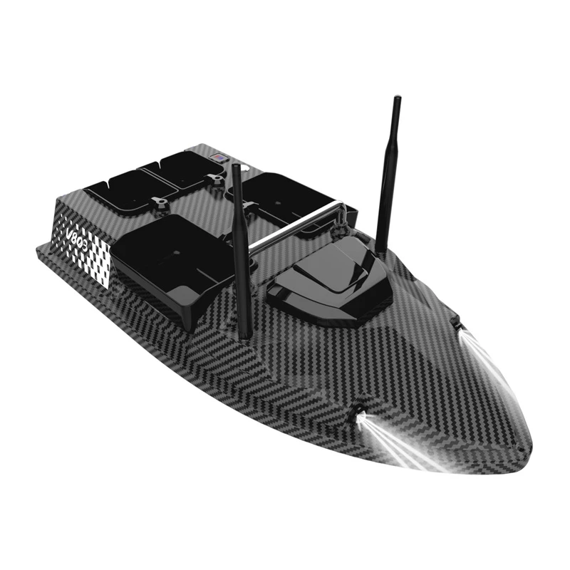 Flytec V803-Pro 5200mAh Bait Boat su GPS ir žuvų ieškikliu