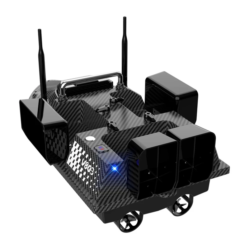 Flytec V803-Pro 5200mAh Bait Boat su GPS ir žuvų ieškikliu