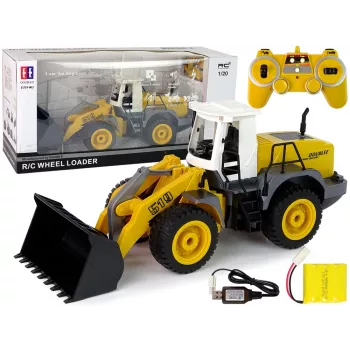Double E nuotoliniu valdymu valdomas ekskavatorius R/C 1:20 su keliamąja ranka