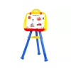 LEAN TOYS Stovimas magnetinis rašymo lentos magnetas 1200x900mm Dvipusis 360° besisukantis