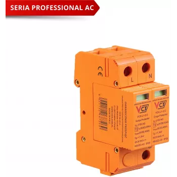 VCX Professional C2P Class C apsauginis įtaisas nuo viršįtampių 2P (T2) 40kA