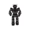 LEAN TOYS Interaktyvus robotas vaikšto, garsas, šviesos, juodas