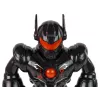 LEAN TOYS Interaktyvus robotas vaikšto, garsas, šviesos, juodas
