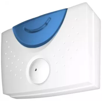 EURA ED-30A3 (RL-9811) belaidis durų skambutis su PIR judesio jutikliu, 32 melodijos, 100 m atstumas, IP44