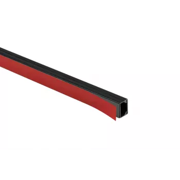 STASIŃSKI CTLS 20x14 kabelių kanalas su juosta, juodas, 2 m, pakuotė po 10 vnt.