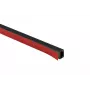 STASIŃSKI CTLS 20x14 kabelių kanalas su juosta, juodas, 2 m, pakuotė po 10 vnt.