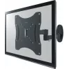 OPTICUM Flexi Twin pilno judesio TV laikiklis sienai, 17-42 colių ekranams, juodas, 25 kg talpa