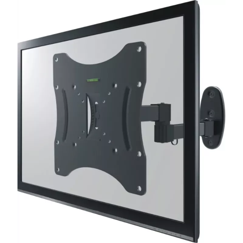 OPTICUM Flexi Twin pilno judesio TV laikiklis sienai, 17-42 colių ekranams, juodas, 25 kg talpa