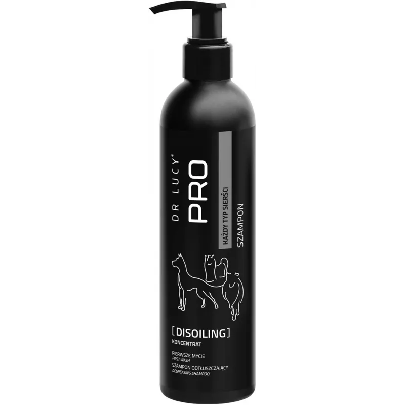 DR LUCY PRO DISOILING 250ml Degreasing Shampoo for Dogs
