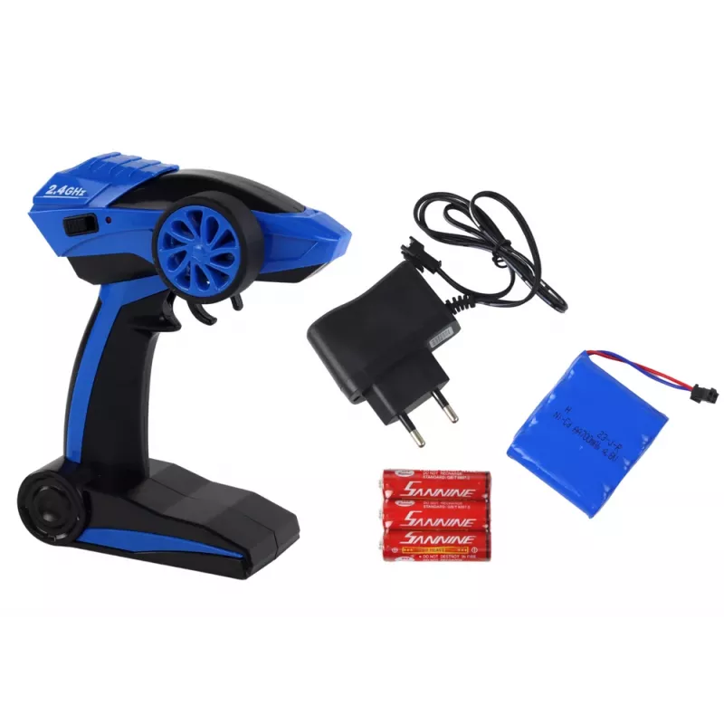 LEAN TOYS Visureigis nuotoliniu valdymu RC automobilis 1:14 2.4G mėlynas