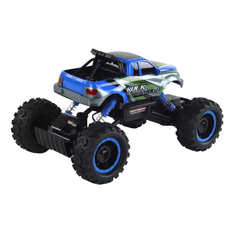 LEAN TOYS Visureigis nuotoliniu valdymu RC automobilis 1:14 2.4G mėlynas