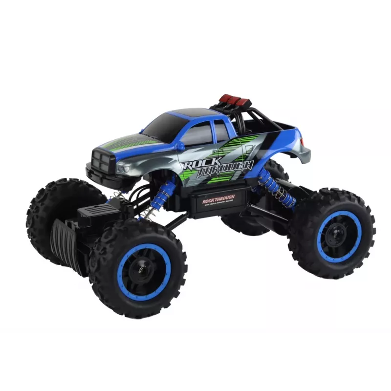LEAN TOYS Visureigis nuotoliniu valdymu RC automobilis 1:14 2.4G mėlynas
