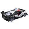 LEAN TOYS nuotoliniu valdymu policijos automobilis, 1:12 mastelis, baltas
