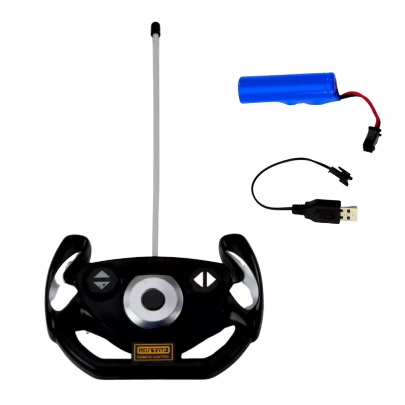 LEAN TOYS nuotoliniu valdymu valdomas sportinis automobilis RC su šviesomis mėlynas 1:16