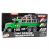 LEAN TOYS Dinosaur Transport Truck Figure Lights Sounds Green