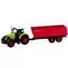 LEAN TOYS Set Truck Tractor with Trailer Lights and Sounds Red