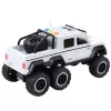 LEAN TOYS Visureigis Friction Drive Šviesos Garsai Perlų Baltas 6x6 1:16