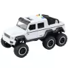 LEAN TOYS Visureigis Friction Drive Šviesos Garsai Perlų Baltas 6x6 1:16