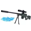 LEAN TOYS Snaiperinio šautuvo replika AWM su stovu vandens geliniams rutuliukams 80cm