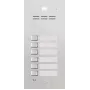 ACO FAM-P-6NPACC Įleidžiamas 6 butų skydelis su RFID artumo skaitytuvu, sidabrinis