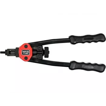 YATO Manual Rivet Nut Setter 3612 - M3 iki M12, 7 įtvarų, Cr-Mo plienas, dvigubos svirties veikimas
