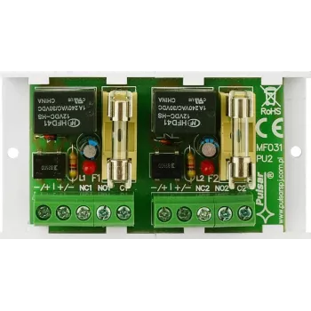 PULSAR AWZ512 Relės modulis 2x SPDT 12V DC