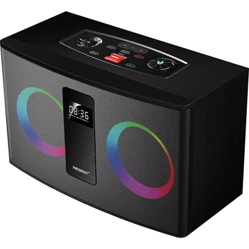Ferguson Regent Power Audio 300BT RGB FM nešiojamas Bluetooth garsiakalbis