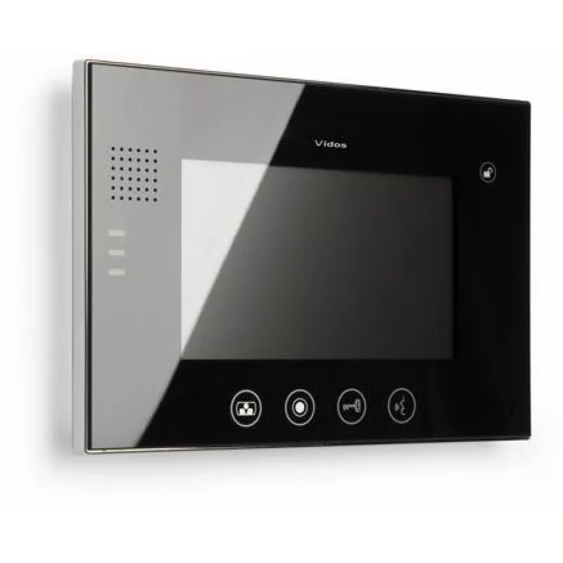 VIDOS M670B 7 colių TFT LCD spalvotas monitorius durų įėjimo sistemoms