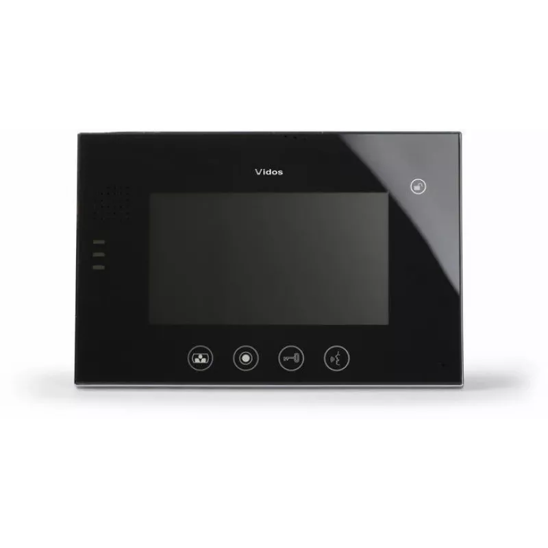 VIDOS M670B 7 colių TFT LCD spalvotas monitorius durų įėjimo sistemoms