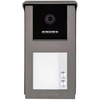 VIDOS IPX S101-2 Outdoor Panel - 2MP IP vaizdo durų stotelė su RFID, PoE, IP65