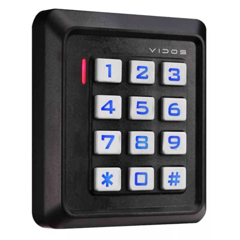 VIDOS ZS40B Kombinuotas spynos su artumo skaitytuvu, IP68 vandeniui atspari, 2000 vartotojų, PIN ir RFID