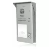 VIDOS DUO S1102A 2-šeimų vaizdo durų stotelė, nerūdijantis plienas, Full HD, 2 laidai, juoda