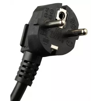 GETFORT LGF-06-Z 19 colių 1U 6 lizdų Schuko maitinimo paskirstymo įrenginys (PDU) - 1,8 m kabelis, 16 A, 230 V, juodas